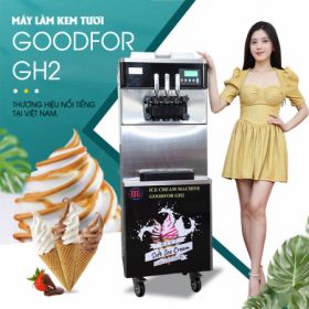 Máy làm kem tươi 2 lốc lạnh 3 vòi 2000W